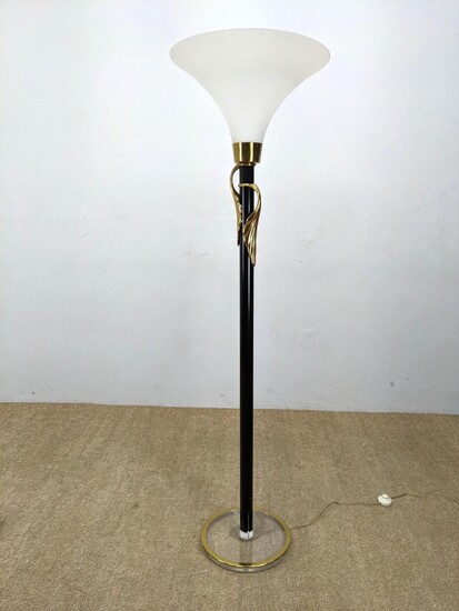 Modernist Art Deco Style Torch Floor Lamp.