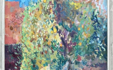 Nelson Sandgren, Winter Pear Tree, Oil on canvas