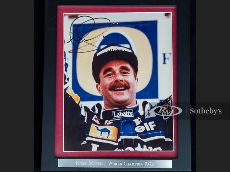 Nigel Mansell Signed Photograph