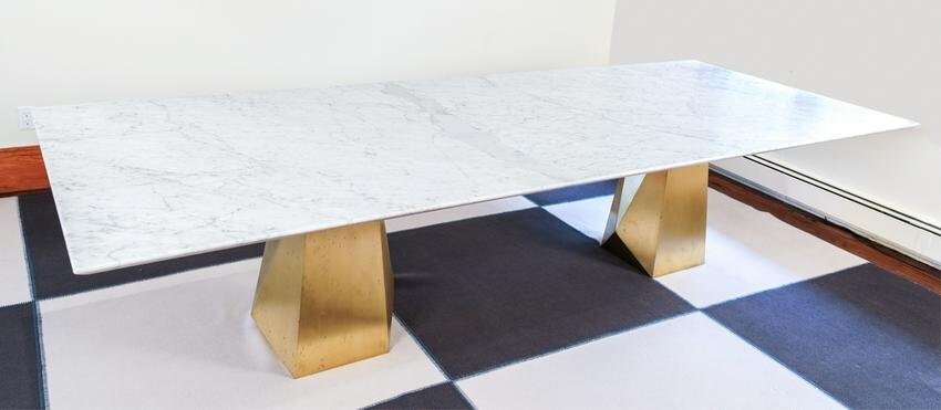 OSCAR MARBLE DINING TABLE BY EGG COLLECTIVE