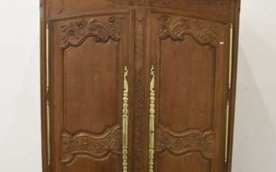 Oak wardrobe (Ht.200 x 150 x 60cm)
