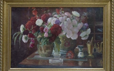 Oil painting Flowers Shulga Ivan Nikolaevich