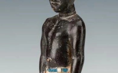 Old African Baule Colon Figure, Ivory Coast