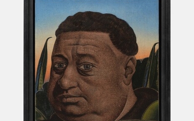 Oliver Osborne Portrait of a Fat Man (after Robert Campin)