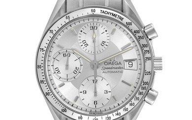 Omega Speedmaster Date Silver Dial Automatic Mens Watch