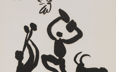 PABLO PICASSO (Malaga, 1881 - Mougins, France, 1973). "La danse du Berger. 1959. Lithographie sur...