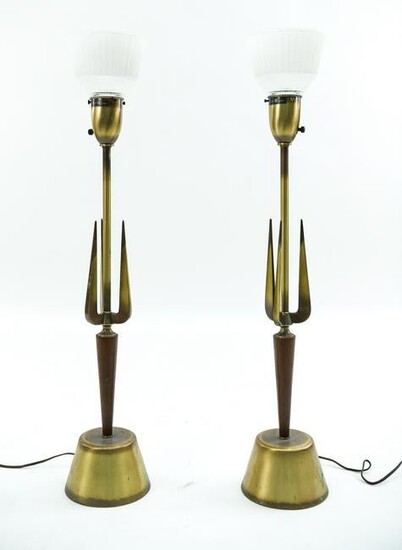 PAIR OF MID-CENTURY TABLE LAMPS
