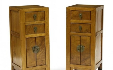 Pair of Diminutive Chinese Cabinets