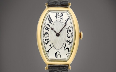 Patek Philippe Chronometro Gondolo | A yellow gold wristwatch, Made in 1913 | 百達翡麗 | Chronometro Gondolo | 黃金腕錶，1913年製