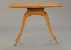 Paul Frankl table for Brown & Saltman Collection. ht.