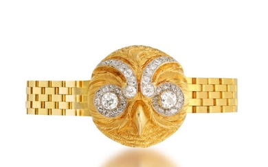 Paul Robin Gold and Diamond Wristwatch