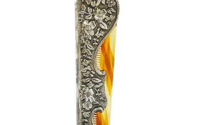 Peigne pliable corne et argent | Silver and horn folding comb, Masriera
