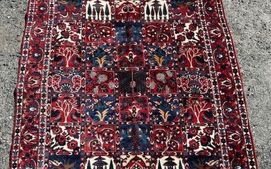 Persian Pictorial Room-Size Carpet, 10ft 8in x 7ft