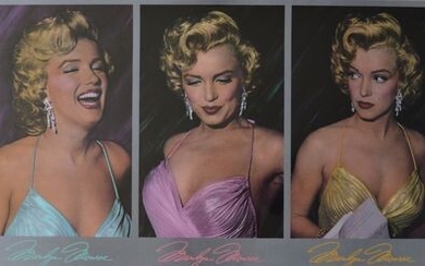 Phil Stern-colored by Del Greger - Five Times Marilyn