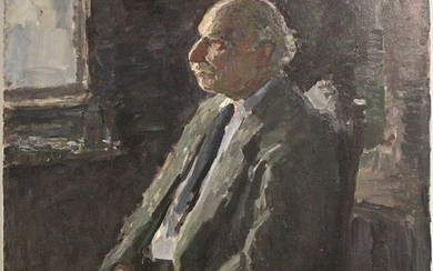 Piet van Boxel (1912-2001) - Portret van Kees Verwey