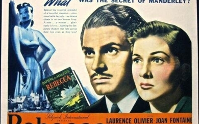 Rebecca - Hitchcock (1940) US 1/2 SH Movie Poster
