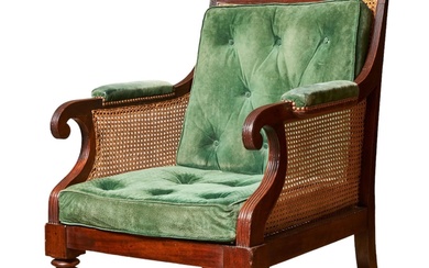 Regency Manner of Gillows A fine mahogany and cane...