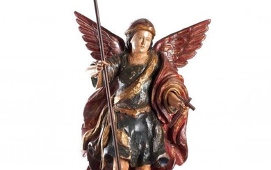 Religious objects - St. Michael the Archangel - Wood - 1800-1850