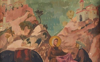 Roger Fry, British 1866-1934- St Francis giving...