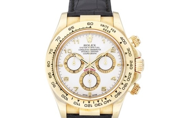 Rolex Reference 116518 Daytona | A yellow gold automatic chronograph wristwatch, Circa 2000