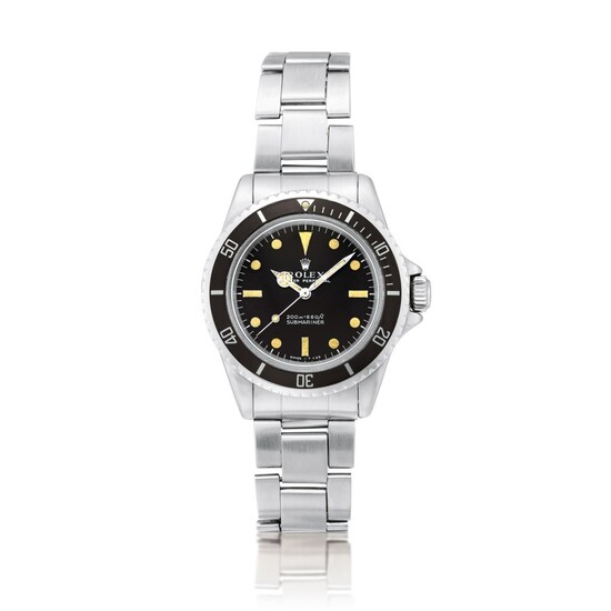 Rolex Submariner, Reference 5513, A stainless steel wristwatch with bracelet, Circa 1965 | 勞力士 Submariner 型號5513 精鋼鏈帶腕錶，約1965年製, Rolex