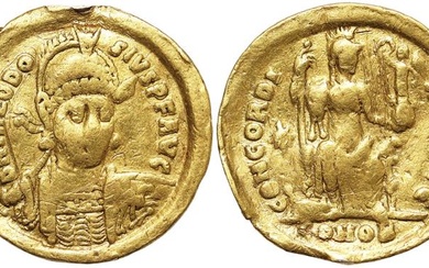 Roman Coins, Empire, Theodosius II (402-450 AD) - GOOD
