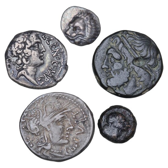Roman Republic, Q. Curtius og M. Sergius Silus, Rome, 116–115 f. Kr.,...