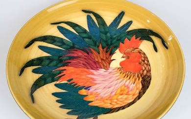 SALLY TUFFIN FOR DENNIS CHINAWORKS; a large circular bowl decorated...