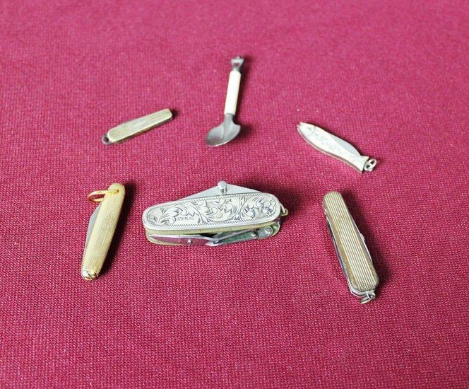 STERLING MINIATURE KNIVES