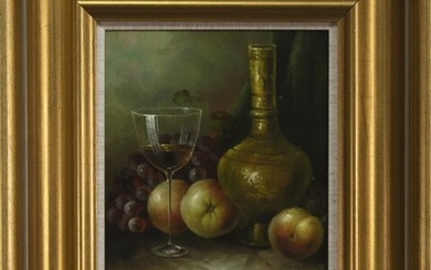 STILL LIFE, AN OIL BY G COLINS
