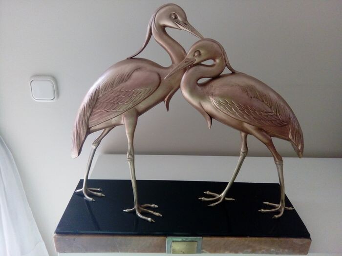 Sculpture of two herons (1)