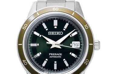 Seiko Presage SARY195 - Presage Automatic Black Dial Stainless Steel Men's Watch