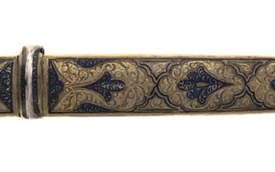 Short sword, decorated and gilded with nylon coating, total...