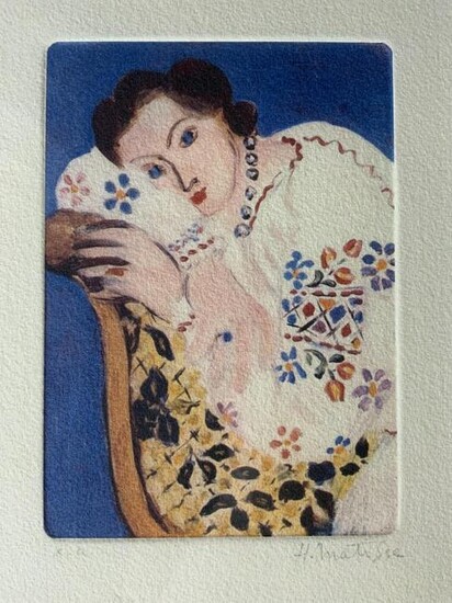 Signed Lithograph Attributed to HENRI MATISSE