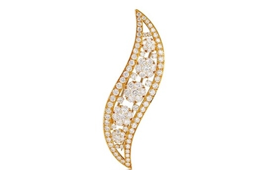 'Snowflake' Diamond Brooch | 梵克雅寶 | 'Snowflake' 鑽石胸針, Van Cleef & Arpels