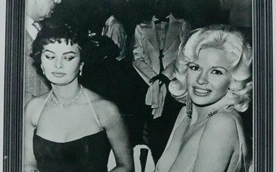 Sophia Loren Jayne Mansfield Photograph