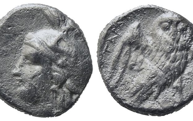 Southern Apulia, Tarentum, c. 280-272 BC. AR Drachm (15.5mm, 3.04g)....