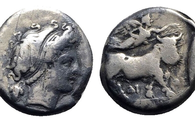 Southern Campania, Neapolis, c. 300-275 BC. AR Didrachm (19mm, 7.32g,...