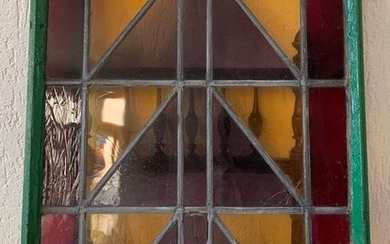 Stained glass window Amsterdam School