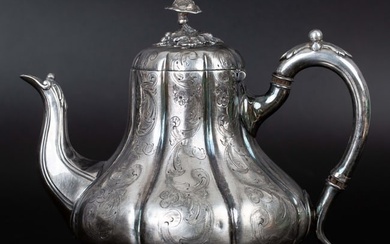 Sterling Silver Tea Pots Stamped B & R