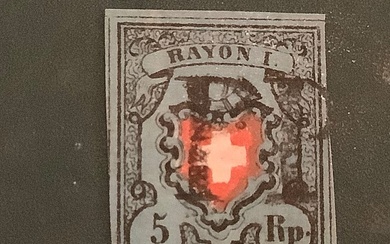 Switzerland 1850 - Rayon I - luxury - Zumstein 15 II