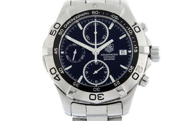 TAG HEUER - a stainless steel Aquaracer chronograph bracelet watch, 41mm.