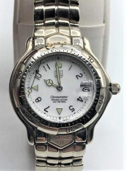 Tag Heuer Chronometer Mens Wristwatch Stainless Steel