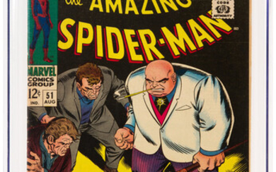 The Amazing Spider-Man #51 (Marvel, 1967) CGC VF- 7.5...