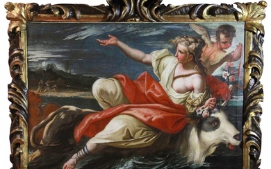 The Rape of Europa, Oil on canvas, Circle of Sebastiano Ricc...