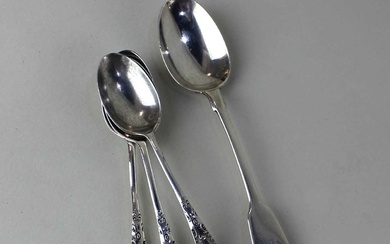 Three George V silver coffee spoons