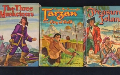 Three Vintage Classis Hardcover Adventure Books