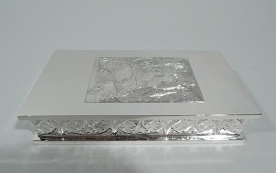 Tiffany Box - 25868 - Midcentury Modern Gothic - American Sterling Silver