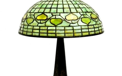 Tiffany Studios Acorn Art Nouveau Table Lamp Working