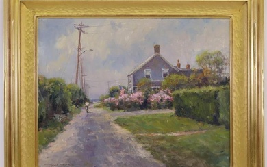 Todd Reifers Oil on Canvas "Maury Lane, 'Sconset"